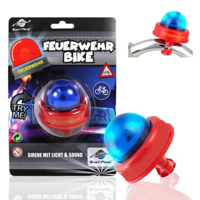 Abbildung von Smart Planet Fahrradklingel Fahrradsirene Feuerwehr Bike Sirene
