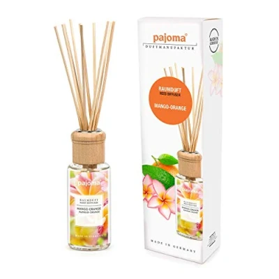 Abbildung von pajoma® Raumduft Mango Orange, 100 ml, Lufterfrischer in Geschenkverpackung