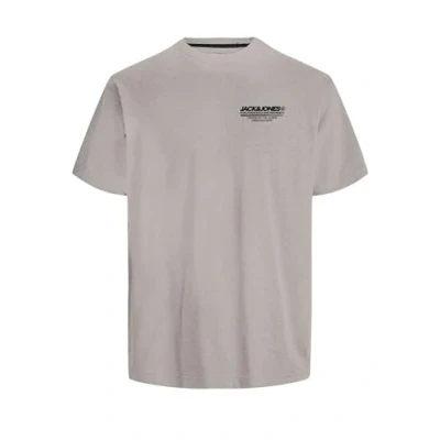 Abbildung von JACK &amp; JONES Herren Jjolive Tee Crew Neck T Shirt, Moonbeam/Print:jack&amp;jones, S EU
