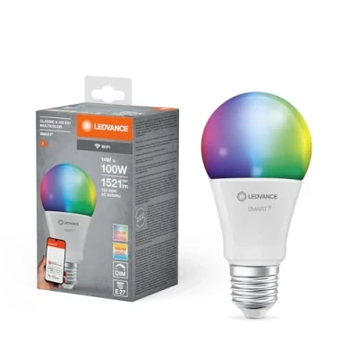 Abbildung von LEDVANCE SMART+ WiFi E27 A100 14W Classic RGBW