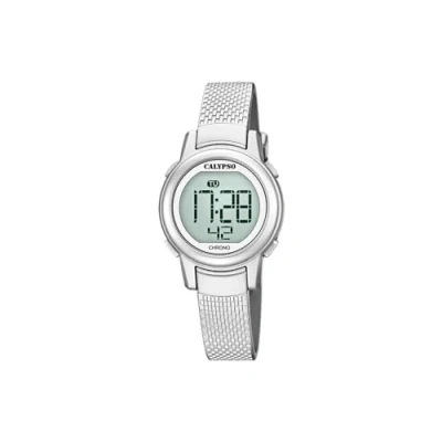 Abbildung von CALYPSO WATCHES Chronograph Digital Crush, K5736/1, Armbanduhr, Quarzuhr, Damenuhr, Digitalanzeige, Datum, Stoppfunktion