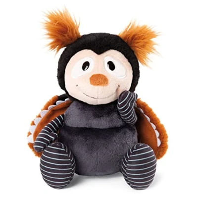 Abbildung von NICI Kuscheltier Maikäfer Bille 27 cm Stofftier aus weichem Plüsch, niedliches Plüschtier zum Kuscheln und Spielen, für Kinder &amp; Erwachsene, 48779, tolle Geschenkidee, grau