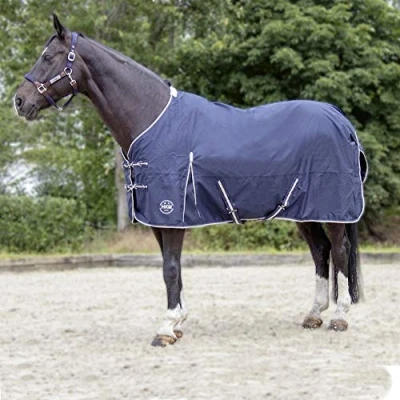 Abbildung von HKM Turnoutdecke Eco Light Summer Rain Dunkelblau 125/175