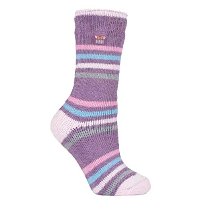 Abbildung von HEAT HOLDERS Damen Niedlich Winter Gestreift Geschenk Kuschelsocken/Socken Für Mama und Oma (Beste Nanna, 37 42 EU)