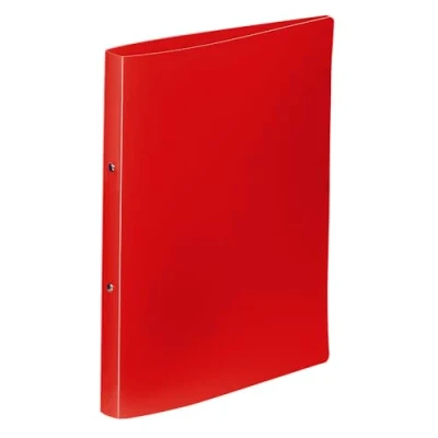 Abbildung von Ringbuch Viquel A4, PP, 2 O Ringe, 20mm, rot