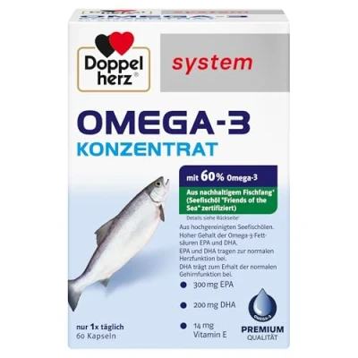 Abbildung von Doppelherz system Omega 3 Konzentrat 60 St