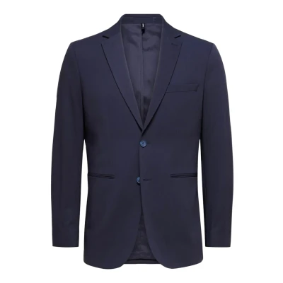 Abbildung von Selected Homme SLIM FIT Sakko, Herren, Größe: 46, Navy blazer