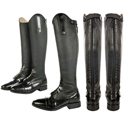 Abbildung von HKM Reitstiefel Sevilla Teddy Kinder C/R Schwarz 38