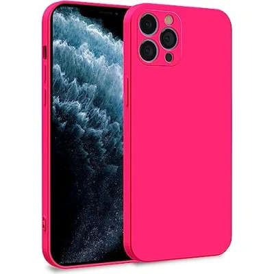 Abbildung von MyGadget Hülle kompatibel mit iPhone 11 Pro Zweilagige Handyhülle Kameraschutz Cover Innenfutter &amp; Silikon außen Pink
