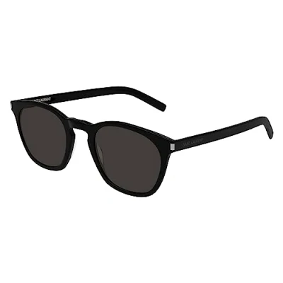Abbildung von SAINT LAURENT Unisex SL 28 SLIM 001 Gläser SONNENBRILLEN Acetat Schwarz Quadratisch Normal