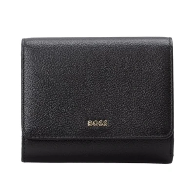 Abbildung von BOSS Alyce Trifold Geldbörse, Damen, Größe: One Size, Black