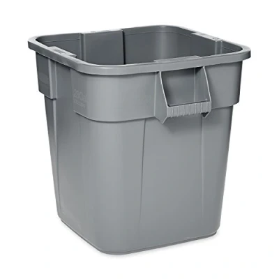 Abbildung von Rubbermaid Commercial Products FG352600GRAY BRUTE Behälter, quadratisch, 106 L, Grau