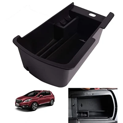 Abbildung von Aufbewahrungsbox Organizer Mittelkonsole Armlehne Für 3008 2008 2016