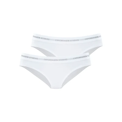 Abbildung von Copenhagen Studios 2 PACK Slip, Damen, Größe: XS, X white
