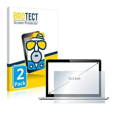 Abbildung von BROTECT 12.5&quot; Entspiegelungs Schutzfolie für Notebooks mit 12,5 Zoll (31.8 cm) [277 mm x 156 mm, 16:9] (2 Stück) Matt, Anti Fingerprint