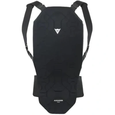 Abbildung von Dainese Unisex Adult Auxagon Back Protector 2 Ski und Snowboard Rückenprotektor mit Hosenträgern, Schwarz/Schwarz, M