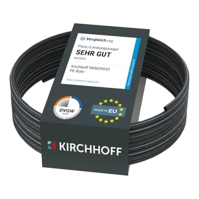 Abbildung von Kirchhoff PE Rohr, 20 mm, Verlegerohr, Wasserleitung, Versorgungsleitung