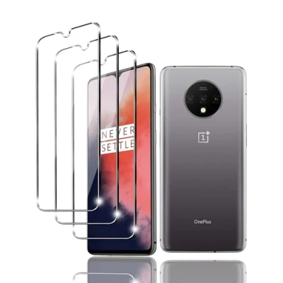 Abbildung von Zicurz 3 Stück Schutzglas für OnePlus 7T, Panzer Schutz Glas, Schutzfolie, HD Displayschutz, Blasenfrei, 7T