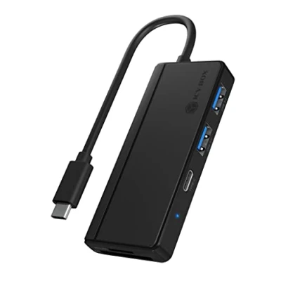 Abbildung von ICY BOX USB 3.0 Type C® Hub &amp; Kartenleser Computer Adapter