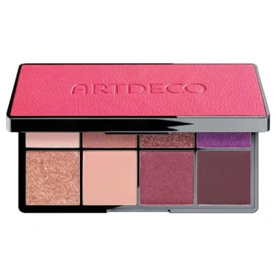 Abbildung von ARTDECO Eyelights Palette 8 Puderlidschatten mit intensiver Deckkraft, Summer Vibes, LIMITED EDITION Leder Design und integriertem Spiegel 1 x Stk