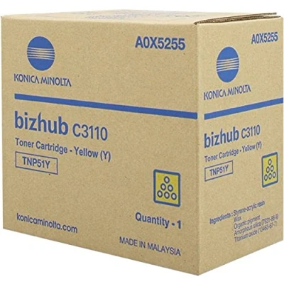 Abbildung von Konica Minolta A0X5255 Gelb Toner