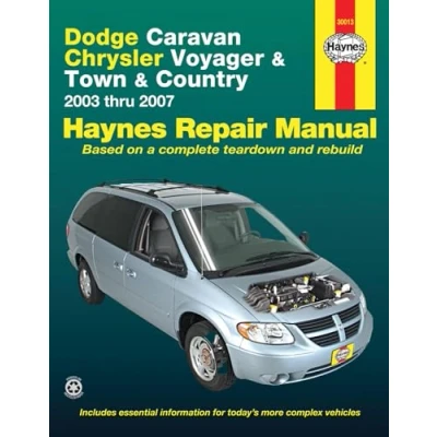Abbildung von Dodge Caravan Chrysler Voyager &amp; Town Country: 2003 thru 2007: 45110 (Haynes Automotive Repair Manual)