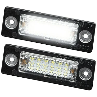 Abbildung von LED Kennzeichenbeleuchtung von Recambo passend für VW Passat 3b Limo 3c B6 Variant T5 &amp; T6