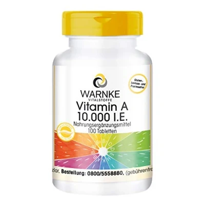 Abbildung von Vitamin A 10.000 I.e. Tabletten