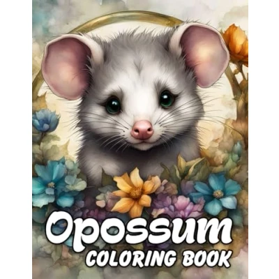 Abbildung von Opossum Coloring Book: Great Gifts For Boys, Girls And Adults Who Love