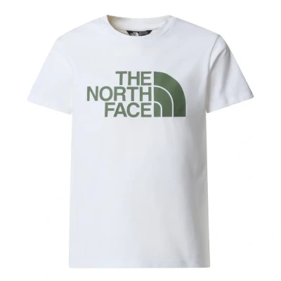 Abbildung von The North Face EASY TEE Unisex Tshirt print für Kinder, Größe: 116 119, White/duck green