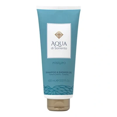 Abbildung von AQUA DI SORRENTO Posillipo Shower Gel Shampoo &amp; Gel, Duschgel mit Energieduft, Bergamotte, Ingwer, Patschuli und Zedernholz, 400 ml