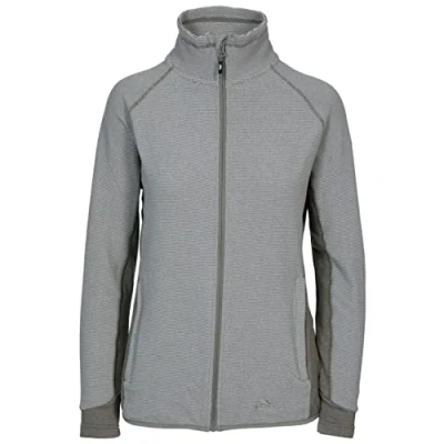Abbildung von Trespass Damen Warme Fleece Jacke 220g/m² Detour, Moss Stripe, S, FAFLFLN10002_MO1S