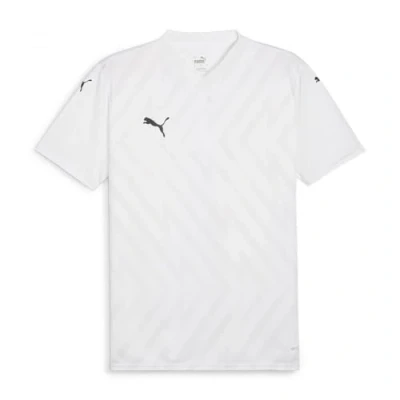 Abbildung von Puma Teamglory Sport Tshirt für Kinder, Größe: 140, Weissschwarzgrau