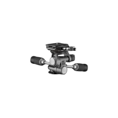 Abbildung von Gitzo 3 Weg Fluidkopf für Stative, mit Wasserwaage und Ergonomischen Griffen aus Ultraleichtem Magnesium, Trägt bis zu 13 kg, Fotografen Videografen