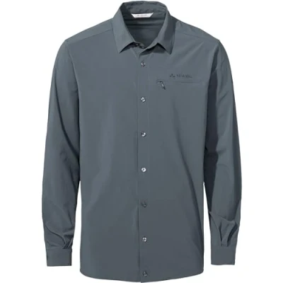 Abbildung von Vaude Me Farley Stretch LS Shirt Herren (Grau S) Hemden