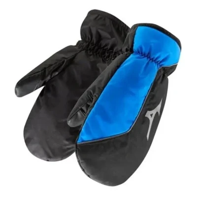Abbildung von Mizuno RB Winter Mitten Schwarz / Blau Damen/Herren Grösse One Size