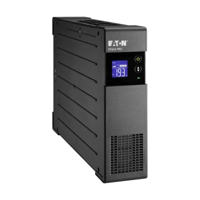 Abbildung von Eaton USV Ellipse PRO 1600 DIN Line Interactive ELP1600DIN 1600VA (8 IEC Ausgänge) Spannungsregelung (AVR) mit Display und USB Schnittstelle (inkl. Kabel)