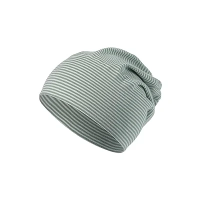 Abbildung von Sterntaler Striped HAT Mütze für Kinder, Größe: 49, Dunkelgrün meliert