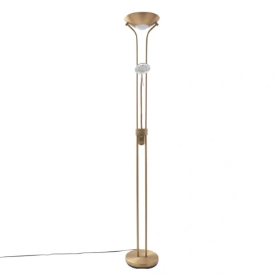 Abbildung von Lindby LED Standleuchte Josefin, bronze, Leselicht, dimmbar