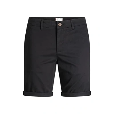 Abbildung von JACK &amp; JONES Herren JjiBowie JjShorts Solid Sn Shorts, Farbe:Schwarz, Größe:S