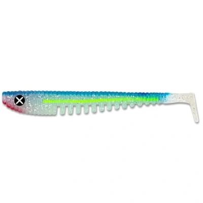 Abbildung von Monkey Lures King Lui 7,5 cm, 10 12,5 14 cm Big L Köder, Gummifisch, Angelköder, Softbait, Zanderköder, Kunstköder Angeln, Gummiköder (Young Freezy leicht UV aktiv, cm)