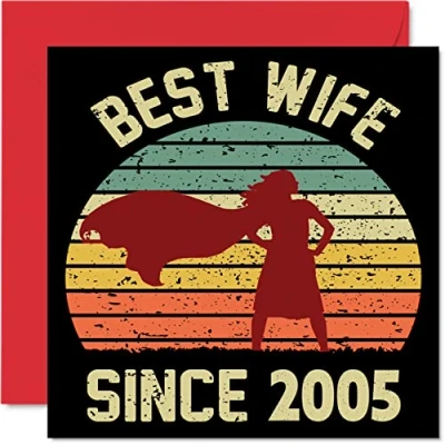 Abbildung von 19. Karte Hochzeitstag Jahrestag für Ehefrau Bester Alles Gute zum Hochzeits Jubiläum Karten den Partner, 145mm x Grußkarten Neunzehnter Jahrestage