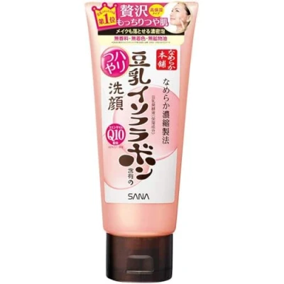 Abbildung von Sana Nameraka Honpo Soy Milk Isoflavon Q10 Cleansing Face Wash N 150g (Green Tea Set)