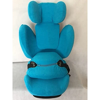 Abbildung von Sommerbezug Schonbezug für Cybex Pallas G I Size Frottee 100% Baumwolle türkis