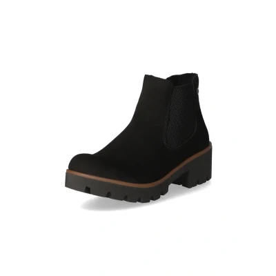 Abbildung von Rieker Chelsea Plateaustiefelette, Damen, Größe: 36, Schwarz Schuhe