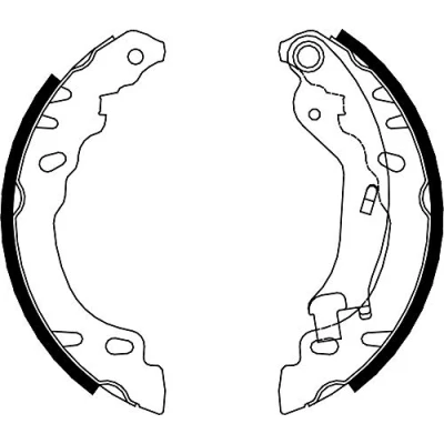 Abbildung von Bremsbackensatz METELLI 53 0090