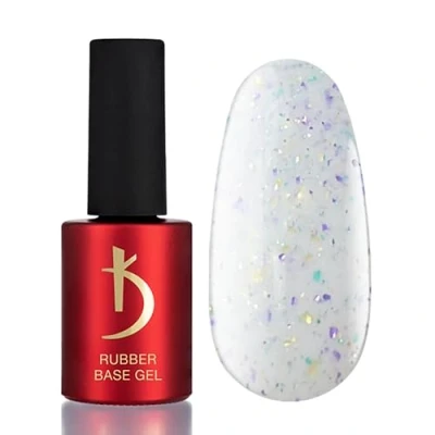 Abbildung von K Professional Rubber Base Gel Coat Souffle Milky Lilac 7ml Unterlack Nagellack Nägel Milchig Lila UV