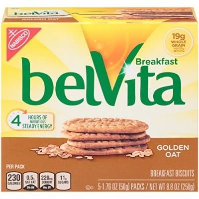 Abbildung von belVita Breakfast Biscuits, Golden Oat 9 oz by