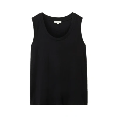 Abbildung von TOM TAILOR Damen Basic Top, 14482 Deep Black, XS