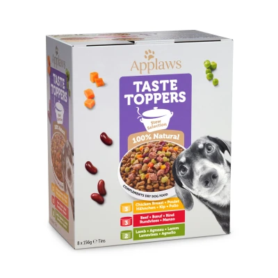 Abbildung von Applaws Dog Taste Toppers Multipack Eintopf 8 x 156 gr.